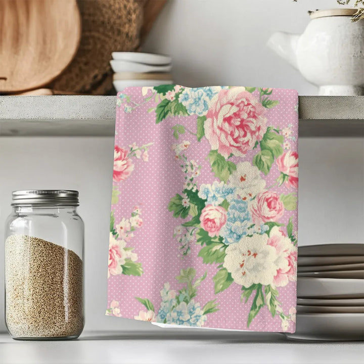Emma – Lilac Tea Towel Set (4) | Vintage Cottage Collection