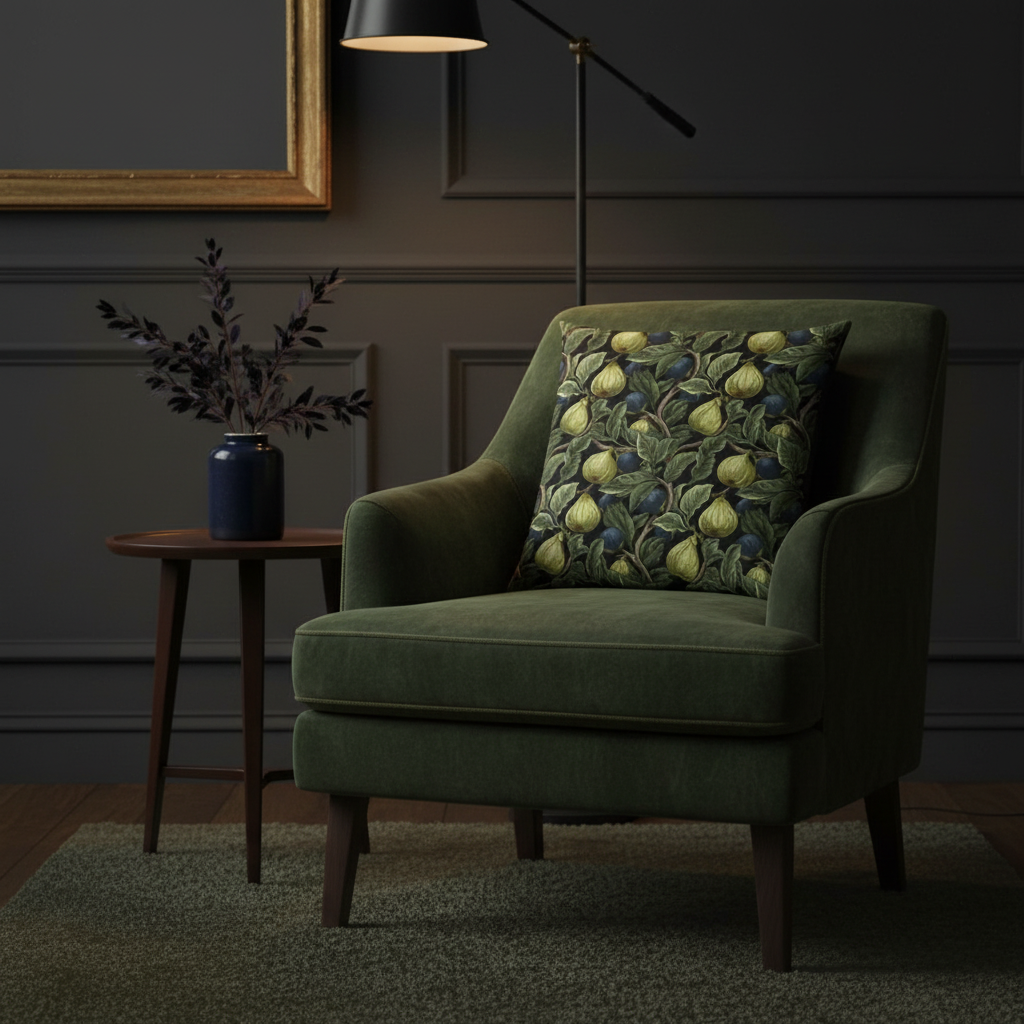 Verdant Fig™ Dutch Velvet Decorative Pillow - Verdant Fig