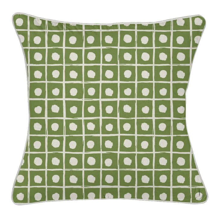 Ikat Fusion Coordinates Pair – Kelp Ribbon (Green)