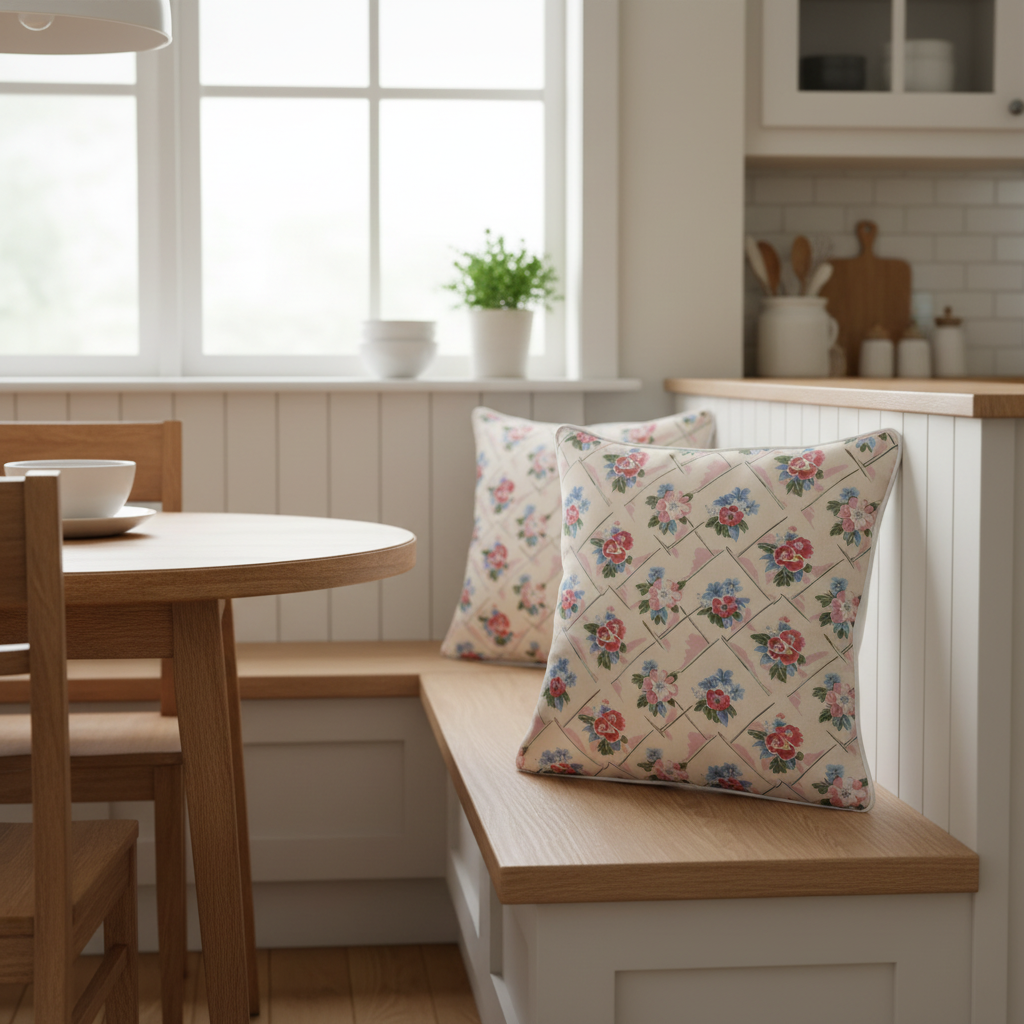 Winifred – Reversible Throw Pillow | Vintage Cottage Collection