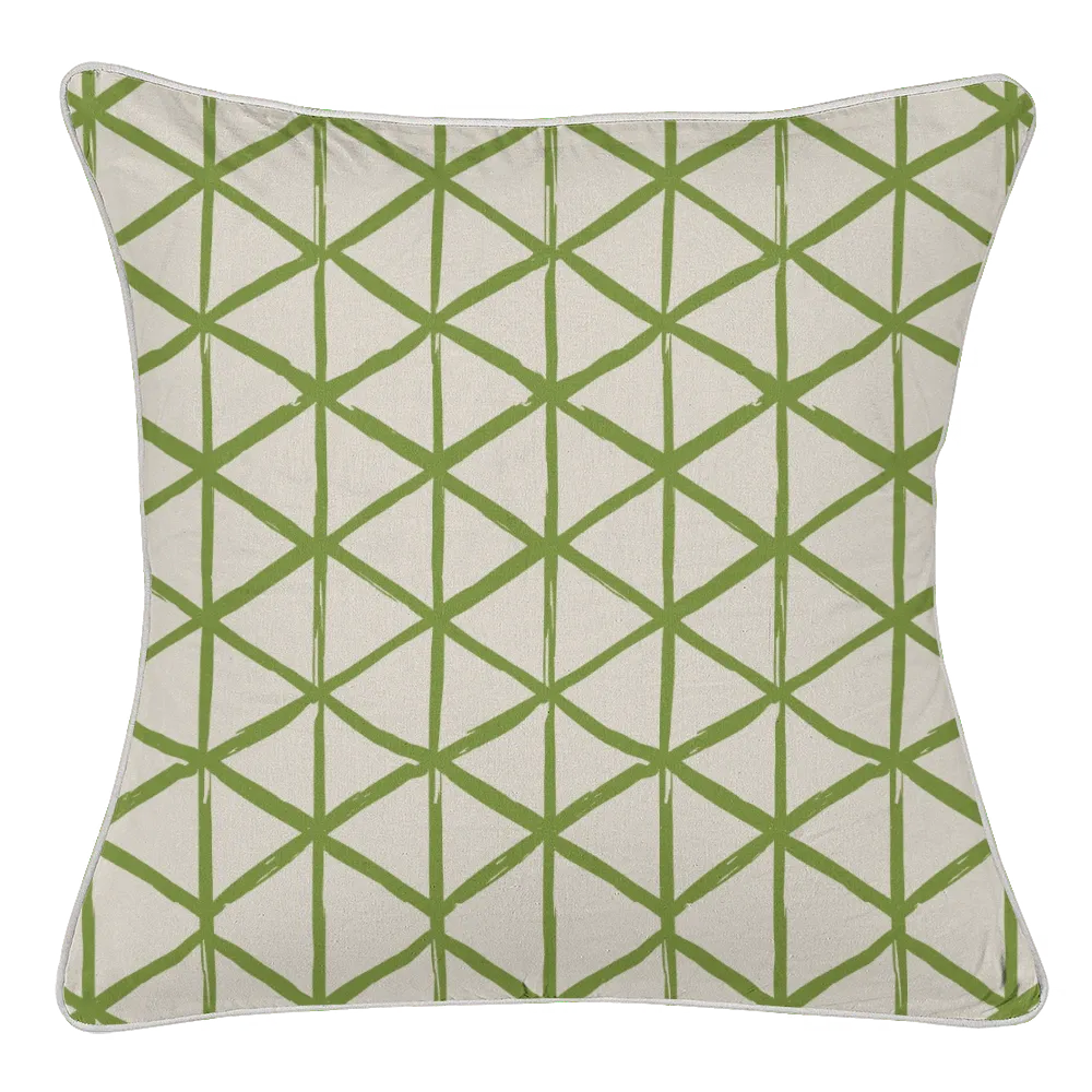 Ikat Fusion Coordinates Pair – Peridot Blues (Peridot)