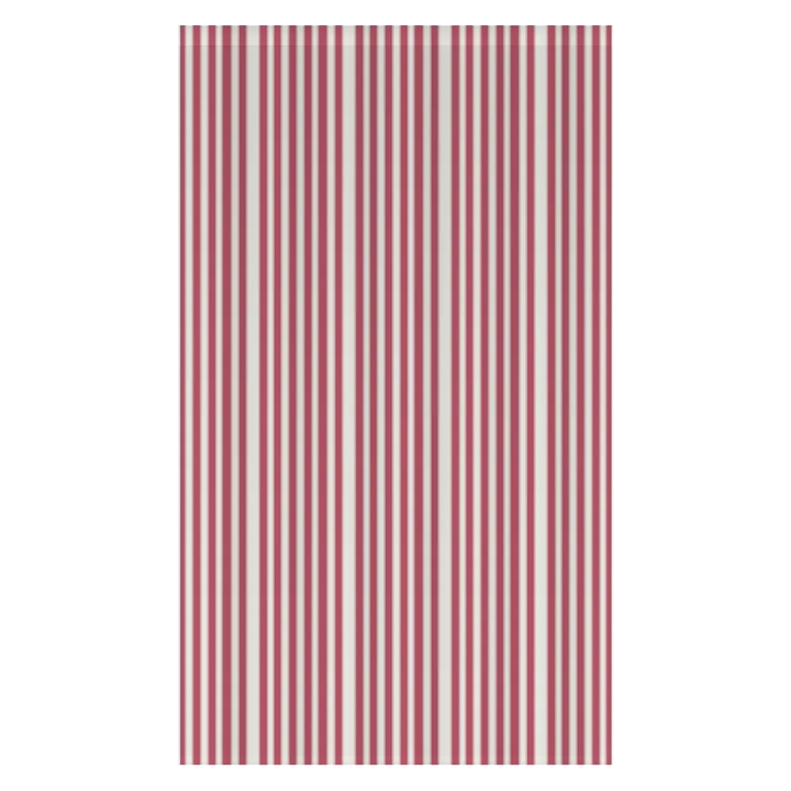 Window Curtain Set - Cotton Blend (2 Panels) | French Stripe - Rouge