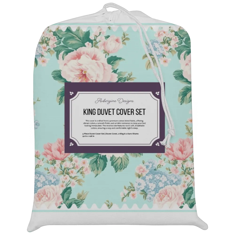 Braxton - 5 Piece Cotton Duvet Cover Set