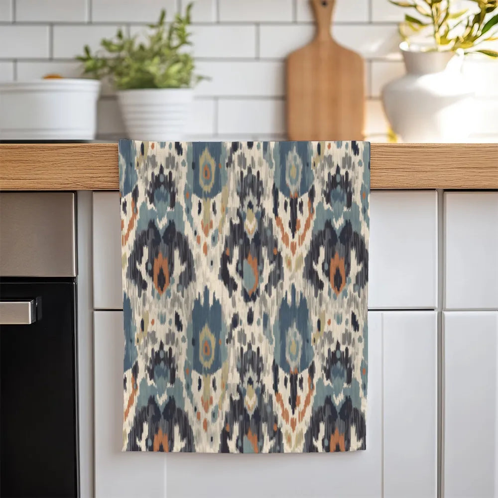 Ikat Fusion Tea Towel Set (6) – Sand &amp; Sea