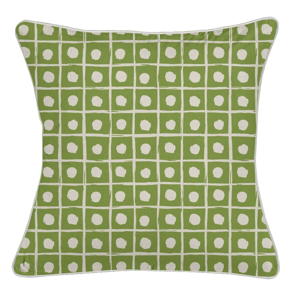 Ikat Fusion Coordinates Pair – Peridot Blues (Peridot)