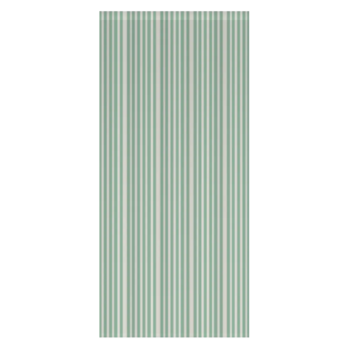 Window Curtain Set - Cotton Blend (2 Panels) | French Stripe - Spearmint