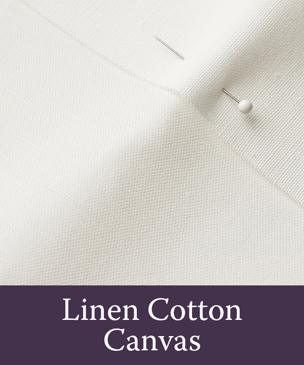 Cotton Curtain Panel | Ticking Stripe - Delft (SW - Naturally Refined Collection)