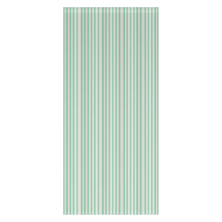 Window Curtain Set - Cotton Blend (2 Panels) | French Stripe - Seafoam