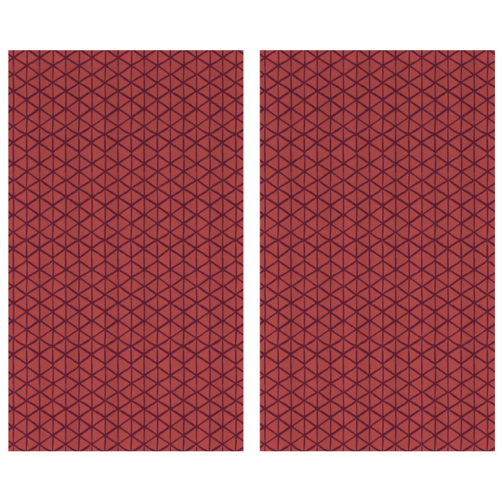 Ikat Fusion Curtain Panel Set – Americana Geometric