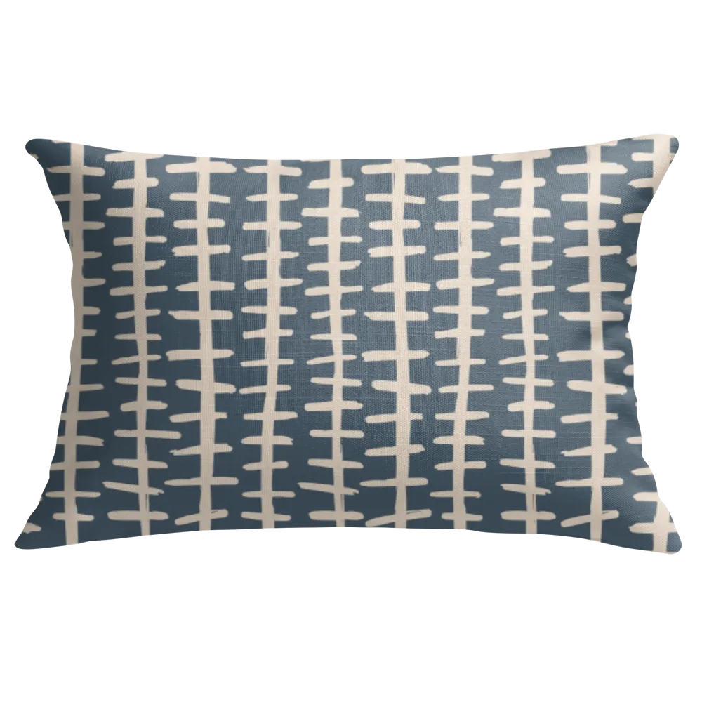 Ikat Fusion Pillow Trio – Sand &amp; Sea Geometric