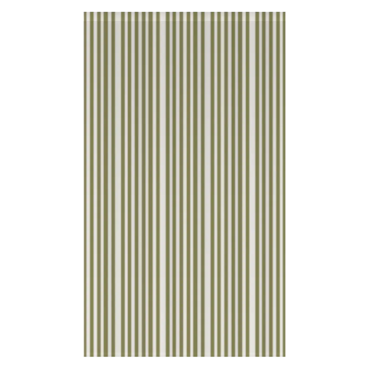 Window Curtain Set - Cotton Blend (2 Panels) | French Stripe - Artichoke
