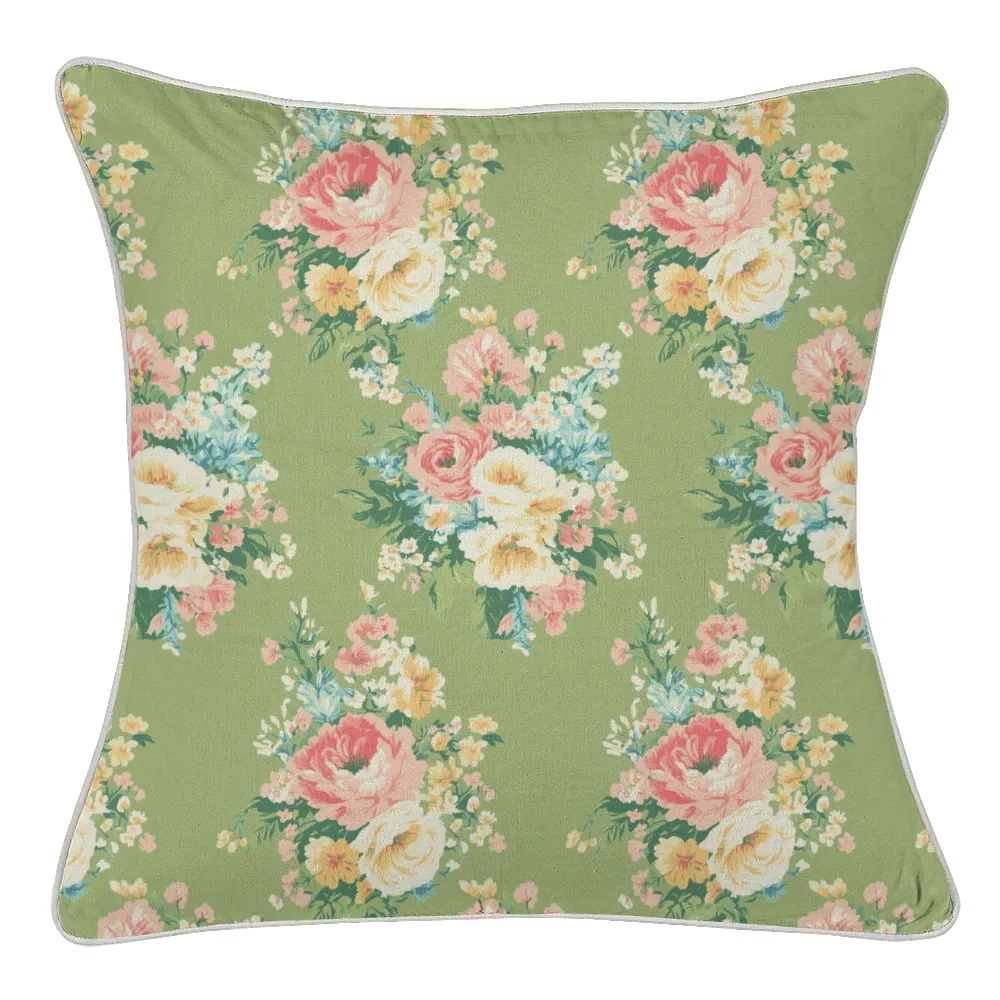 Florence – Reversible Throw Pillow | Vintage Cottage Collection