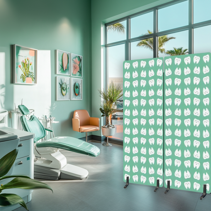 3 Panel Sound-Absorbing Room Divider / Happy Tooth