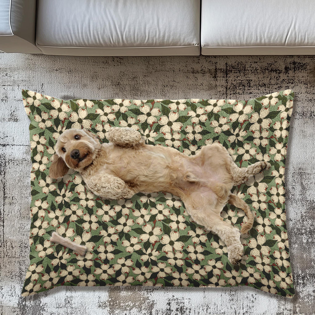 Designer Pet Bed - North Carolina Dogwood