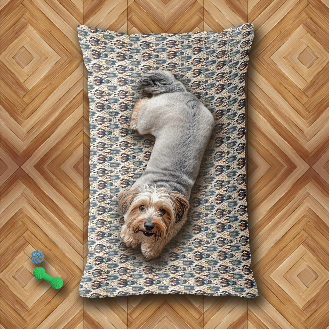 Designer Pet Bed - Ikat Fusion | Sand and Sea