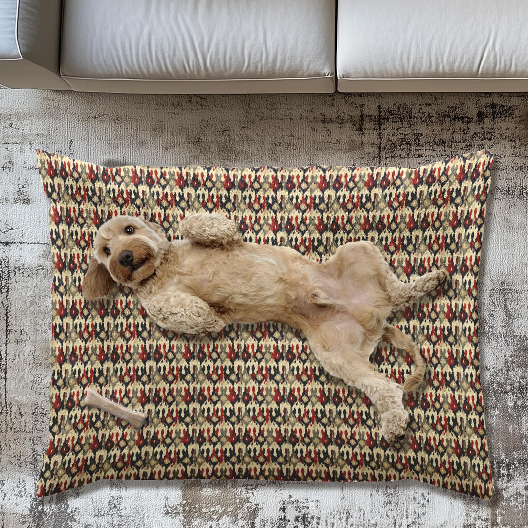 Designer Pet Bed - Ikat Fusion | Americana