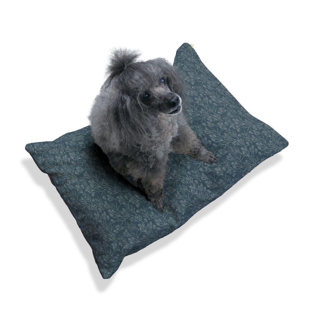 Designer Pet Bed - Wildflowers | Nocturne Blue