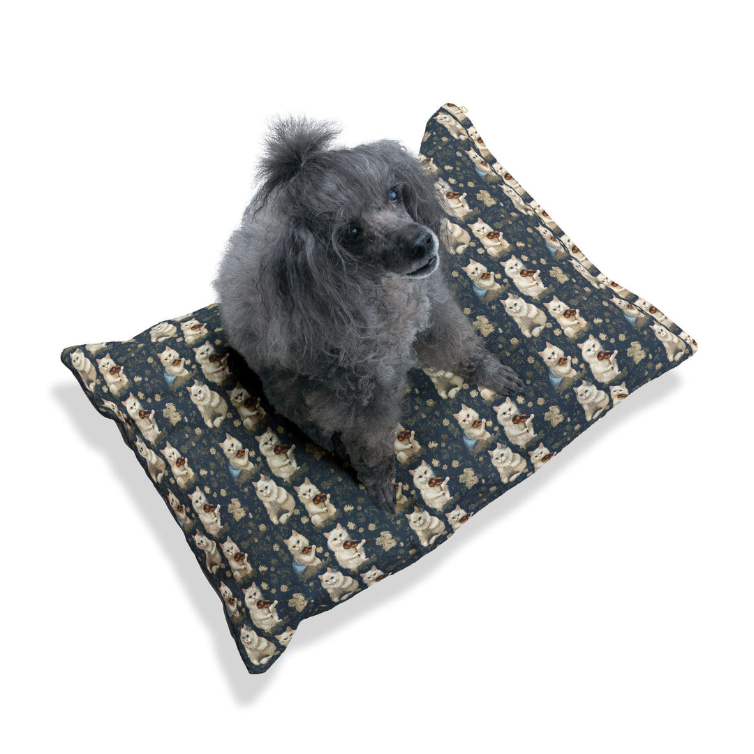 Designer Pet Bed - Classical Strings Cats