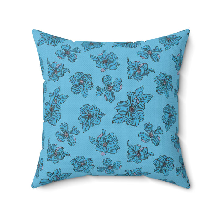 Microsuede Suede Cushion - Dogwood Blossoms