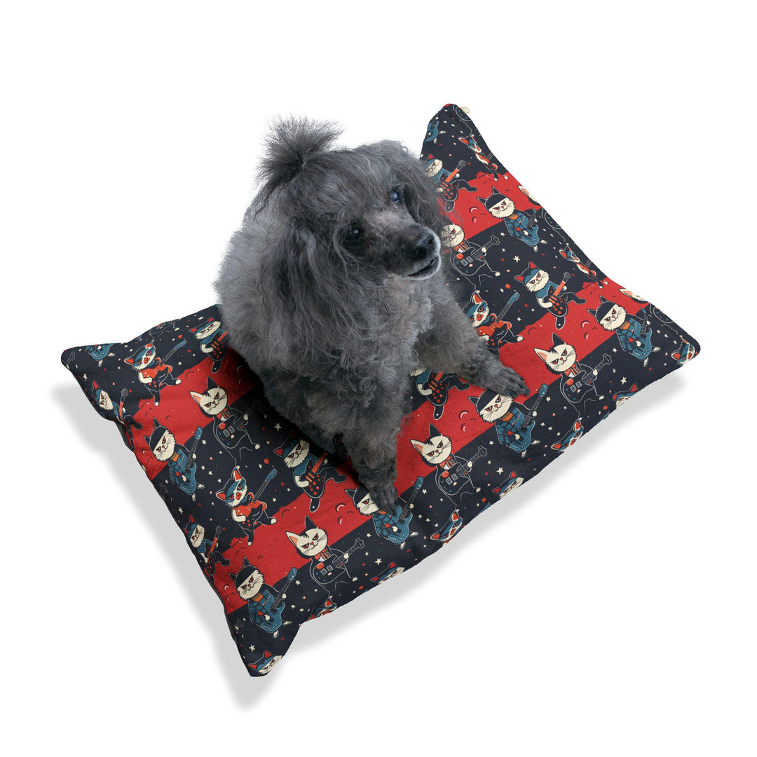 Designer Pet Bed - Rock and Roll Cats