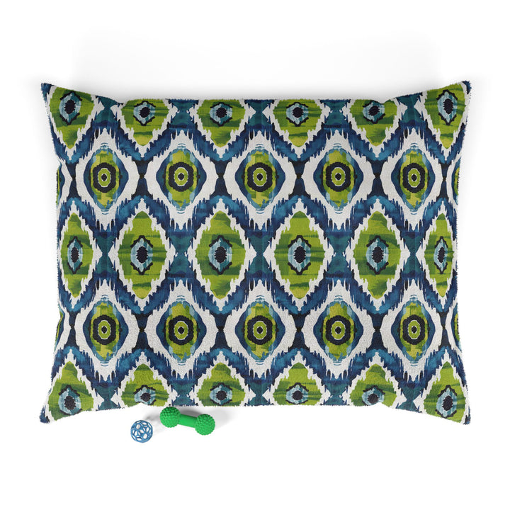 Designer Pet Bed - Ikat Fusion | Lily Pad