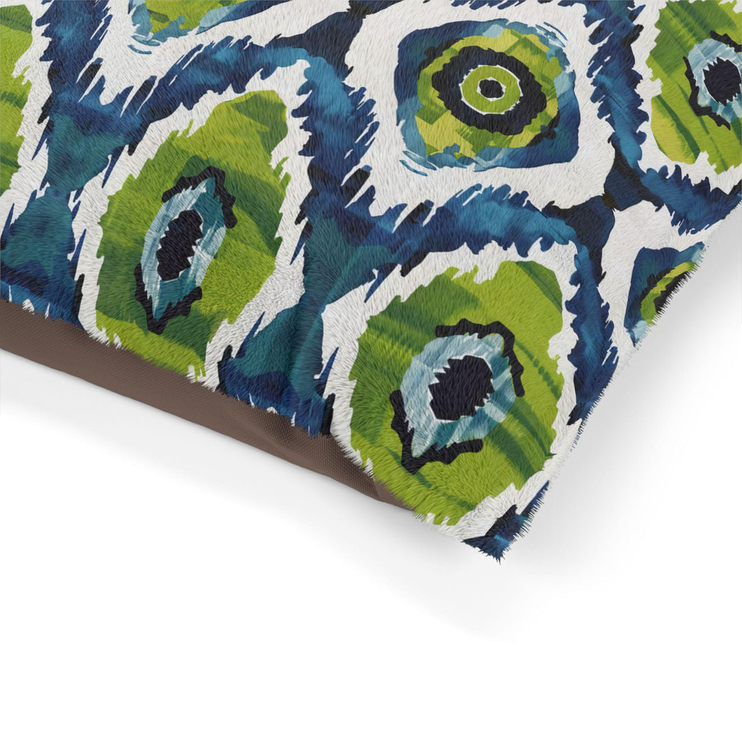 Designer Pet Bed - Ikat Fusion | Lily Pad