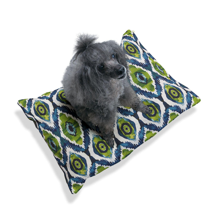 Designer Pet Bed - Ikat Fusion | Lily Pad