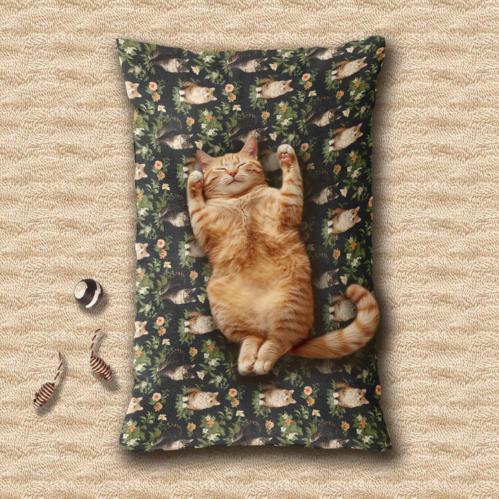 Designer Pet Bed - Tropical Garden Cats