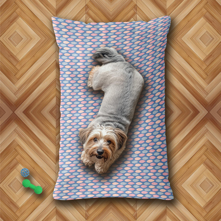 Designer Pet Bed / Baubles - Periwinkle