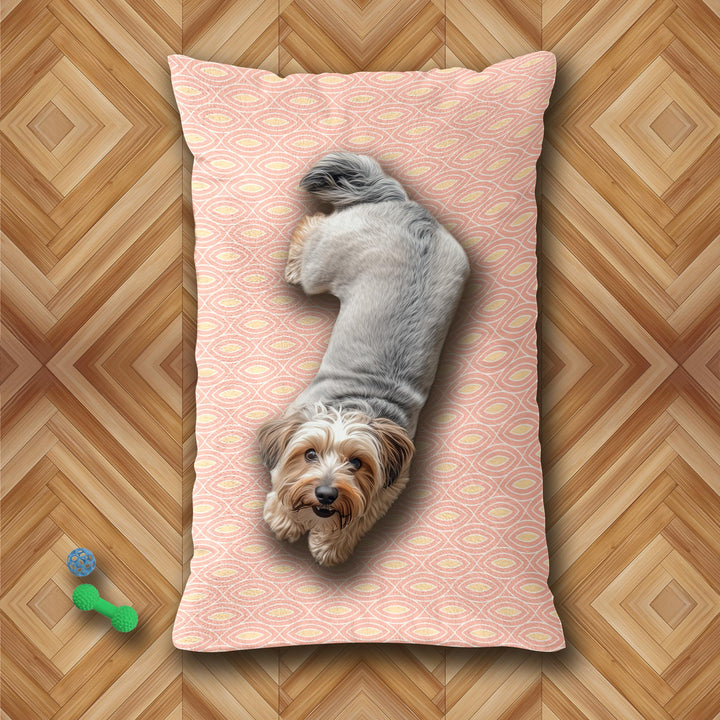 Designer Pet Bed - Lens / Jovial coral pink