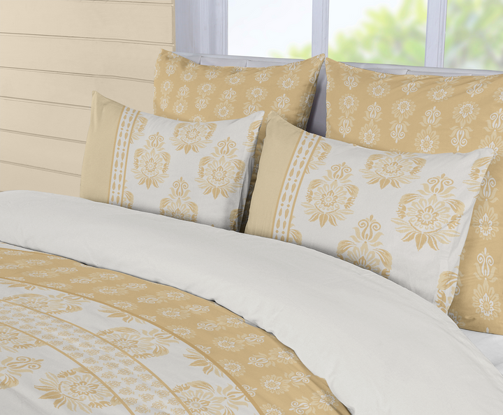 5 Piece Cotton Duvet Cover Set - Queen | Jaira (SW Naturally Refined Collection)