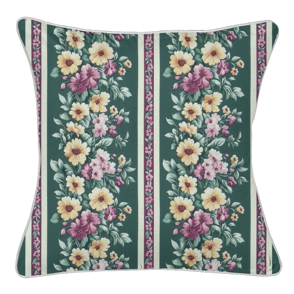 Vintage Cottage Collection Reversible Throw Pillow - Meredith