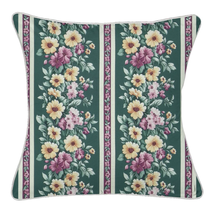 Vintage Cottage Collection Reversible Throw Pillow - Meredith