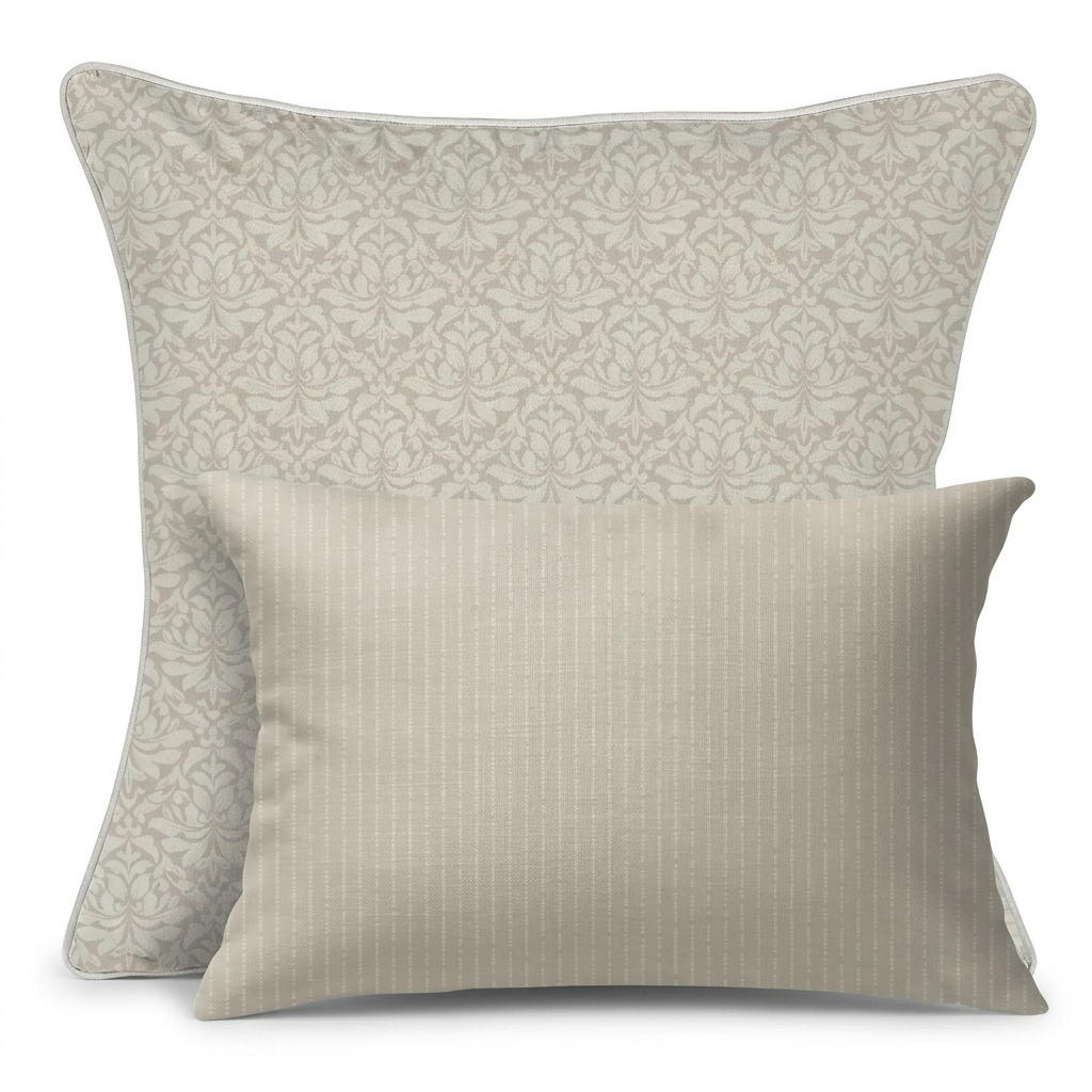 Midnight Garden™ Coordinates Pair – Damask (Beige)