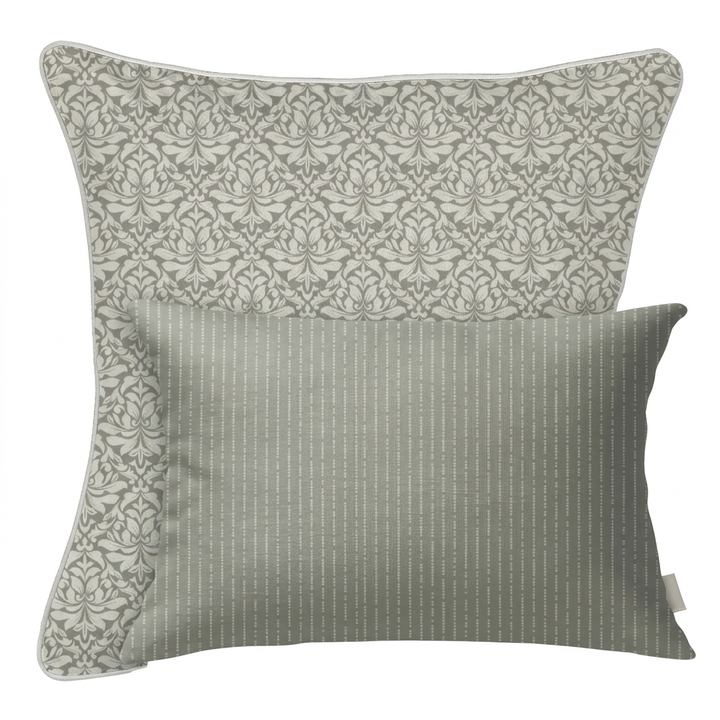 Midnight Garden™ Coordinates Pair – Damask (Evergreen Fog)