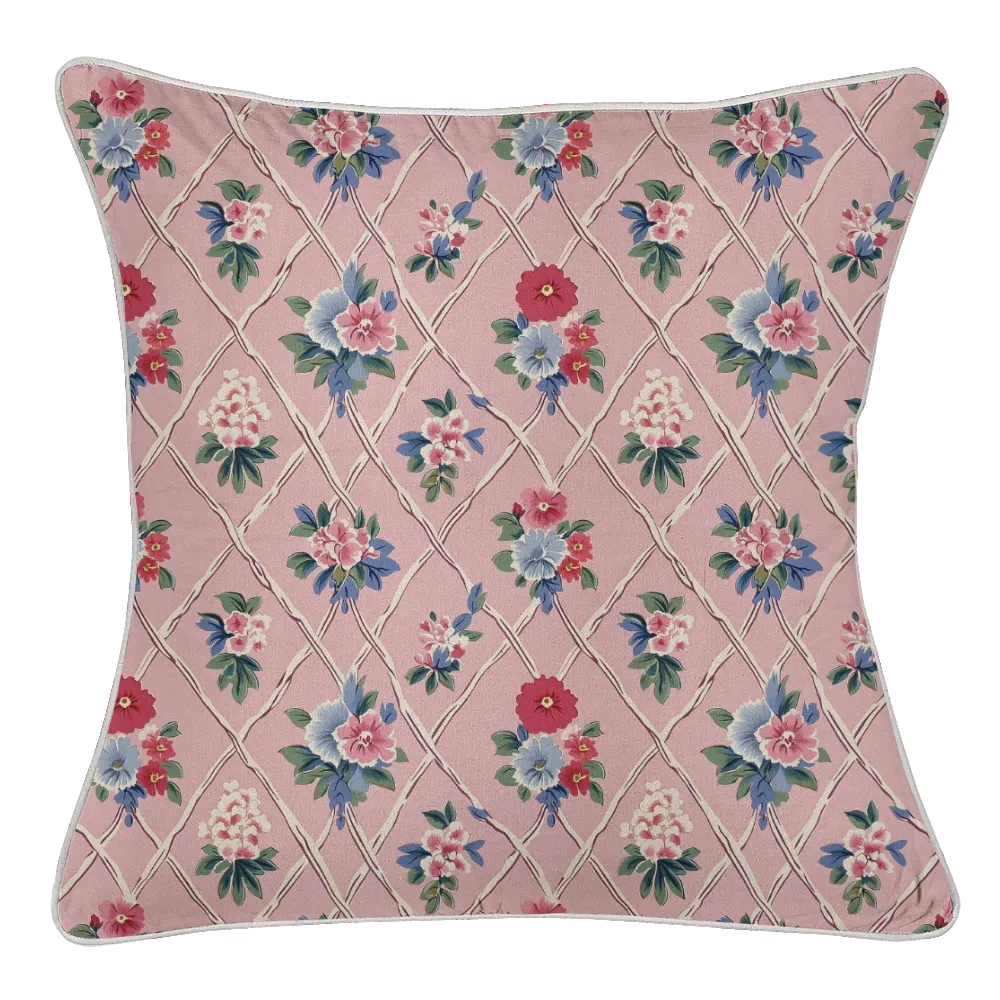 Vintage Cottage Collection Reversible Throw Pillow - Mildred