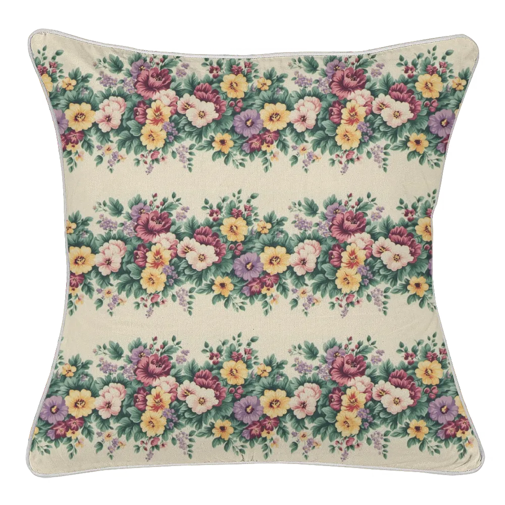 Vintage Cottage Collection Reversible Throw Pillow - Millie