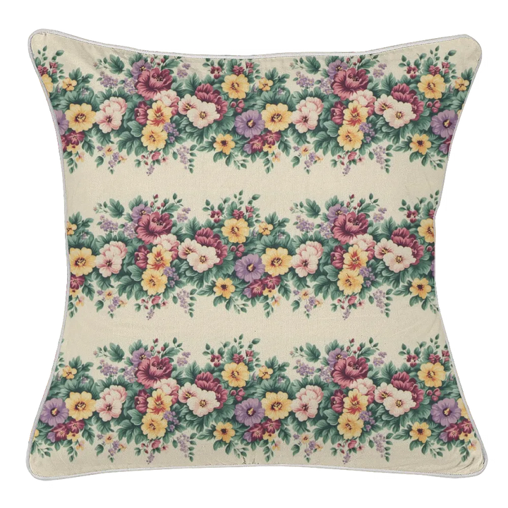 Vintage Cottage Collection Reversible Throw Pillow - Millie