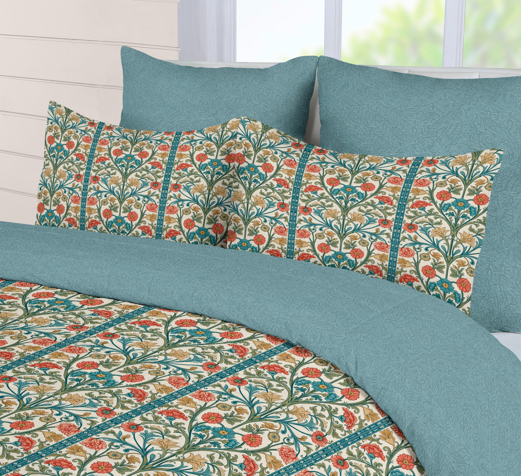 Sunlit Garden™ Reversible Comforter Set
