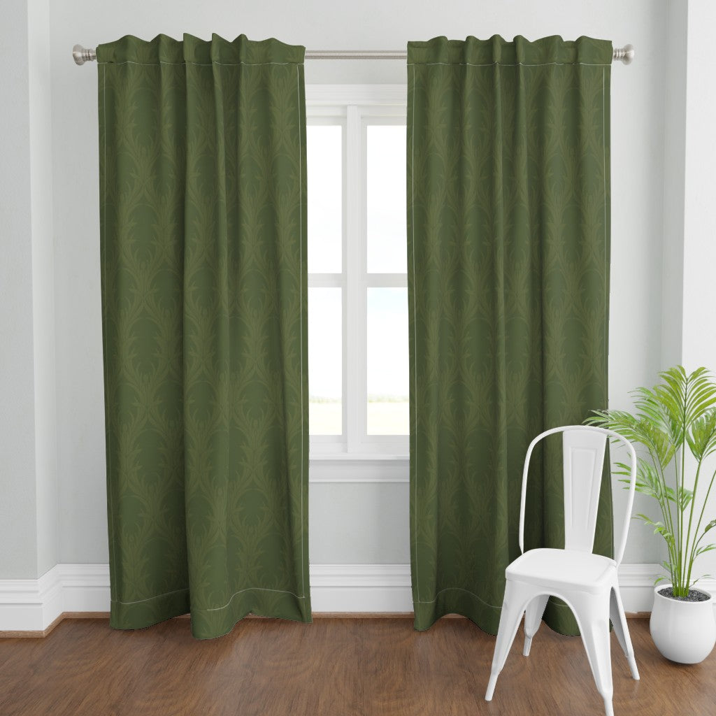 Harvest Garden™ Curtain Panel Set (2 Panels) – Ogee Trellis