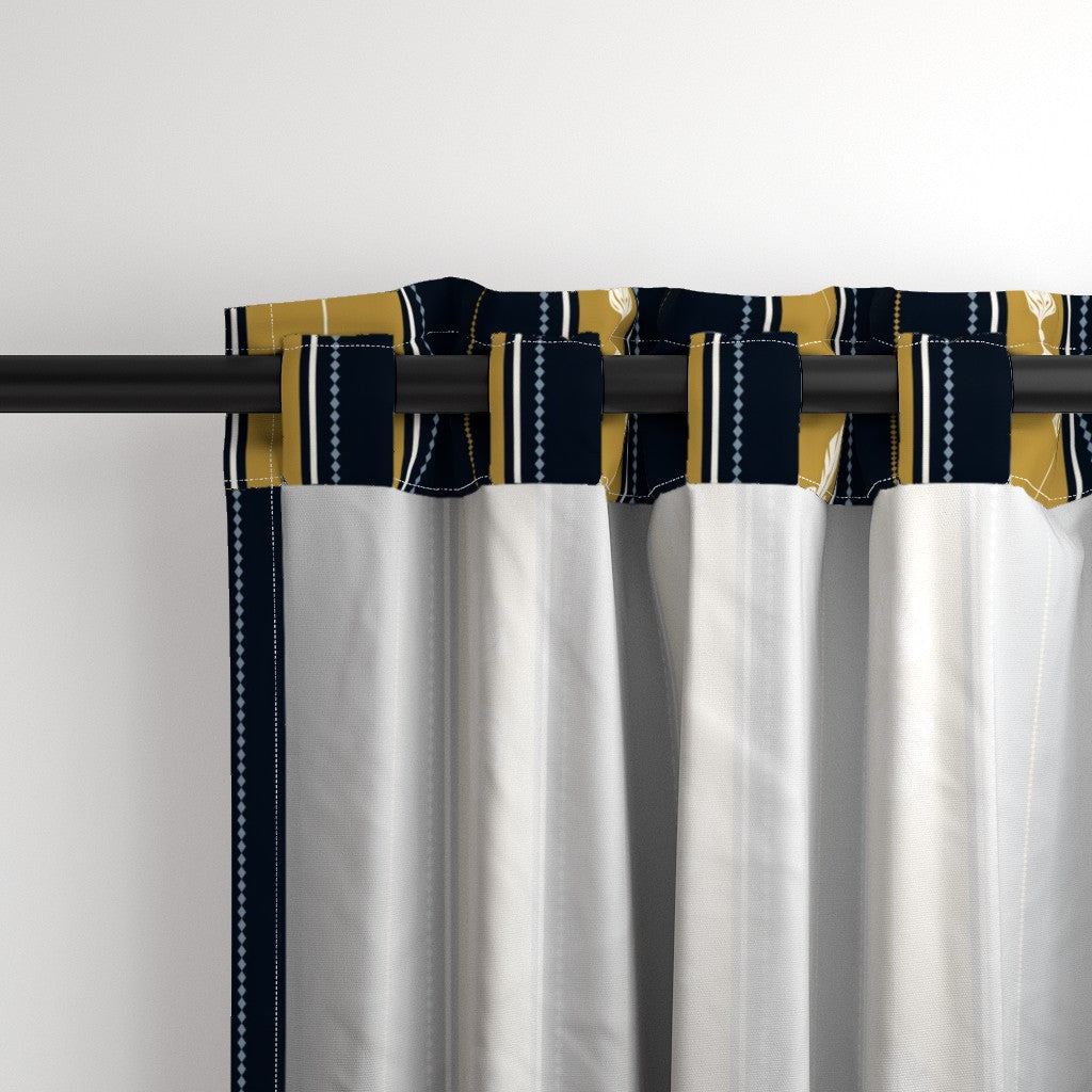 Sunlit &amp; Harvest Garden™ Curtain Panel Set (2 Panels) - Stripe