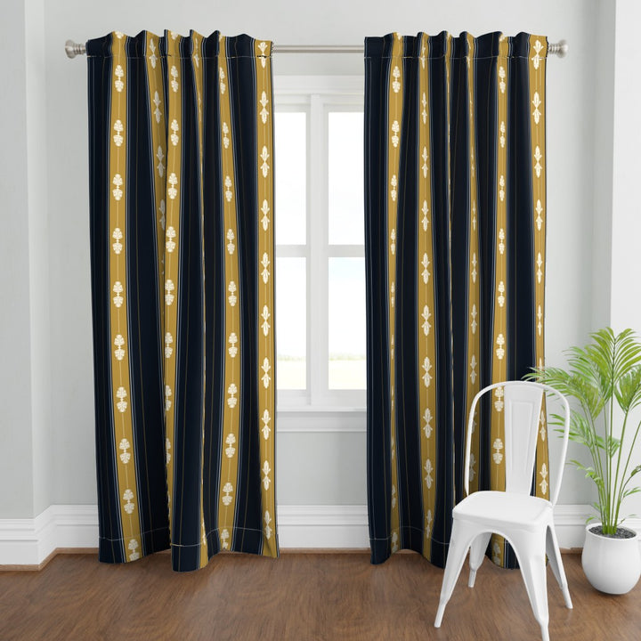 Sunlit &amp; Harvest Garden™ Curtain Panel Set (2 Panels) - Stripe