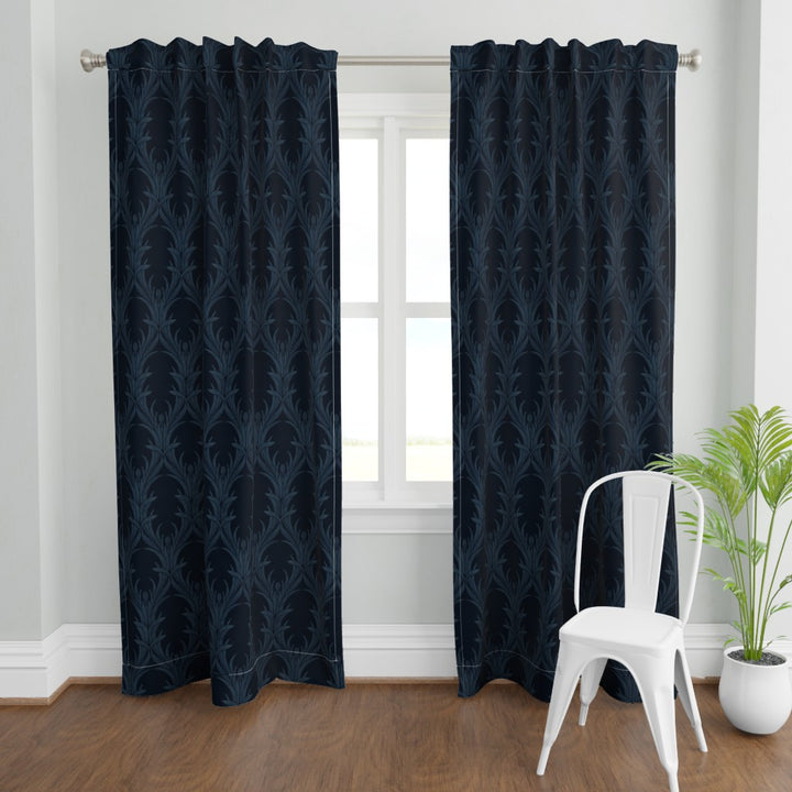 Harvest Garden™ Curtain Panel Set (2 Panels) – Ogee Trellis
