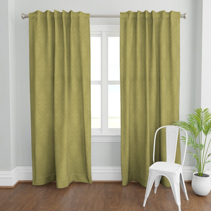 Sunlit Garden™ Curtain Panel Set (2 Panels) – Ogee Trellis