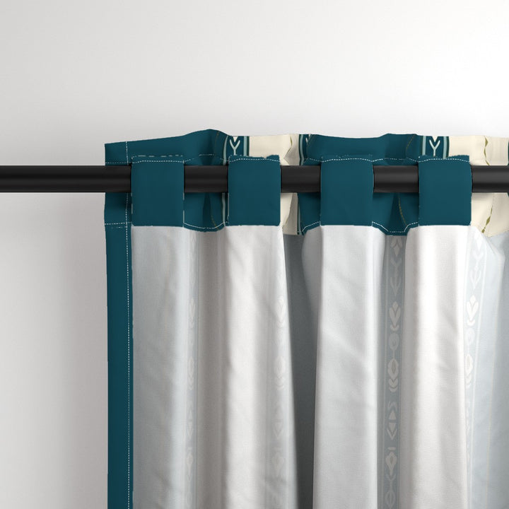 Sunlit &amp; Harvest Garden™ Curtain Panel Set (2 Panels) - Stripe