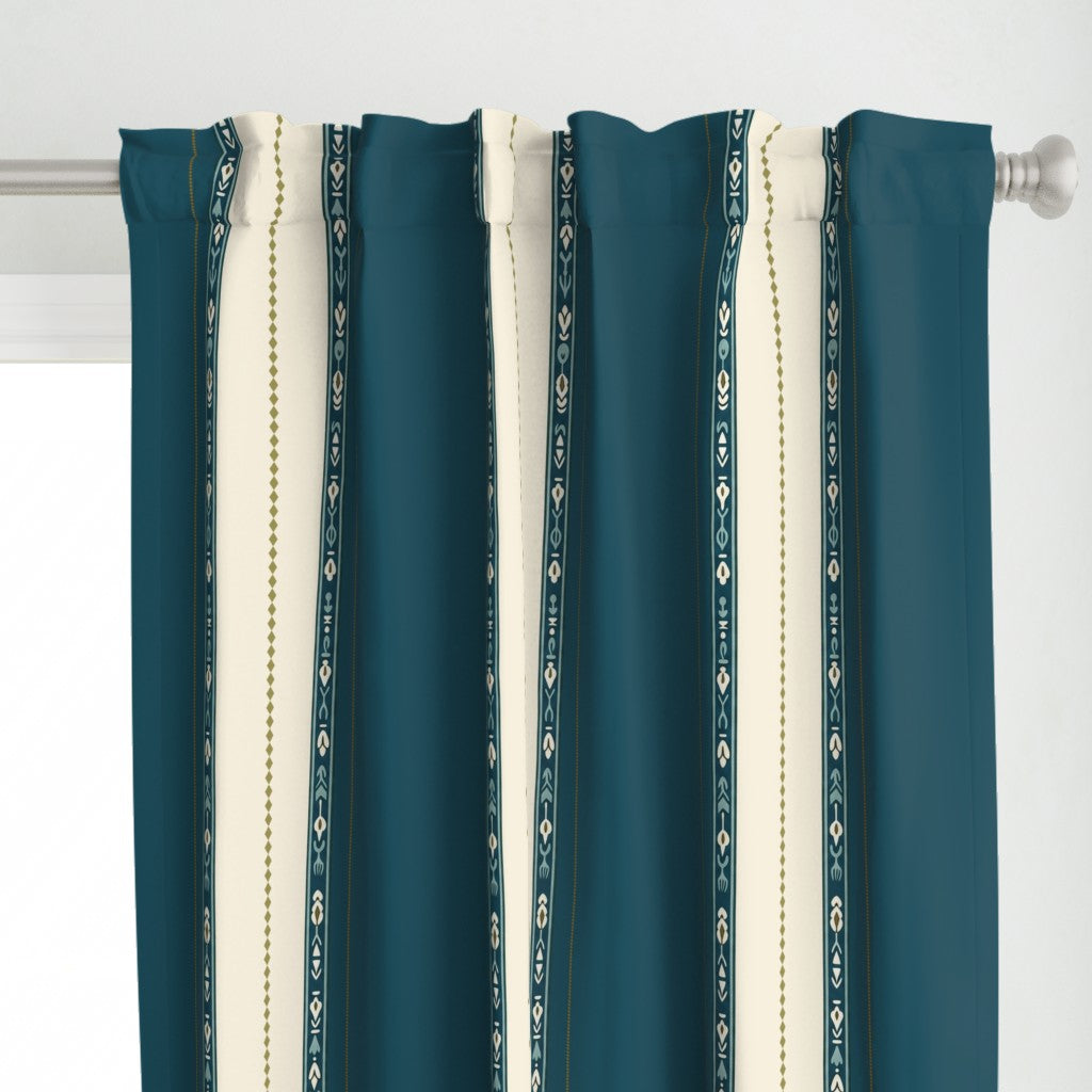 Sunlit &amp; Harvest Garden™ Curtain Panel Set (2 Panels) - Stripe