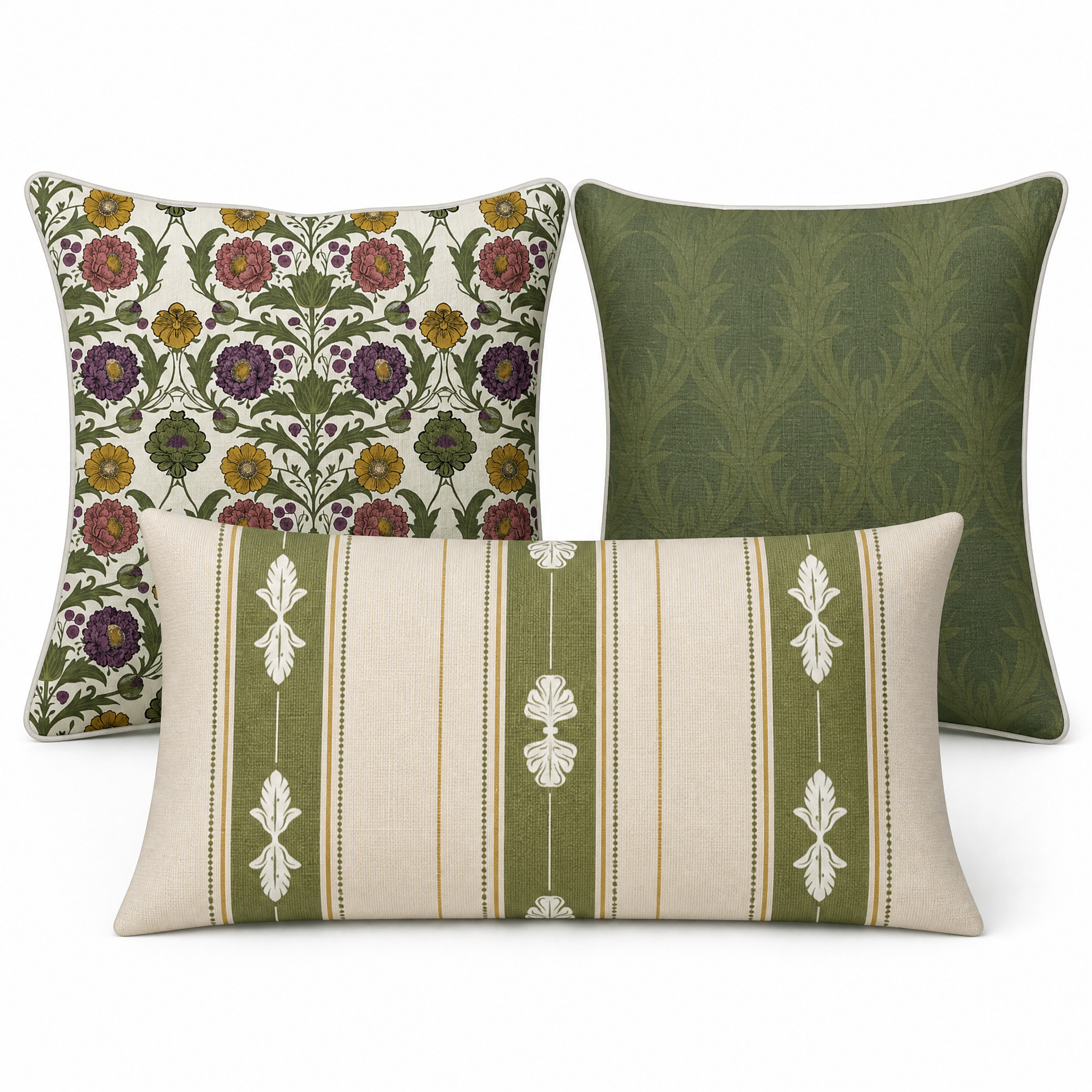 Harvest Garden Pillow Trio