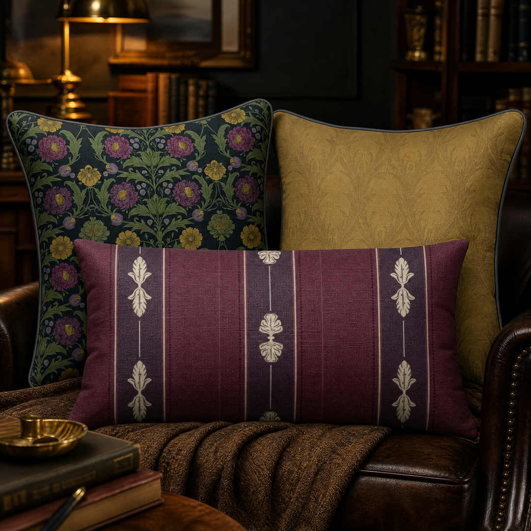 Library Jewels Pillow Trio