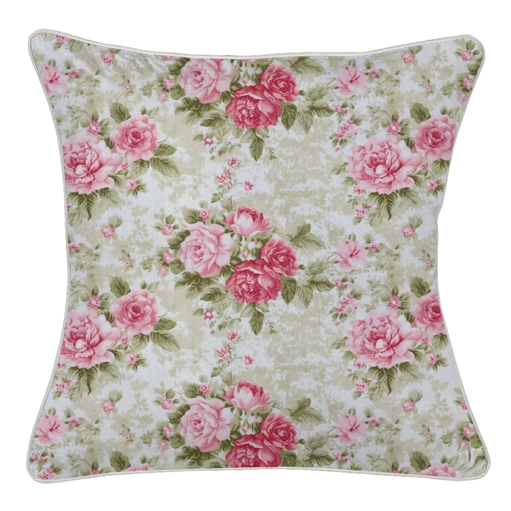 Vintage Cottage Collection Reversible Throw Pillow - Shelaugeh