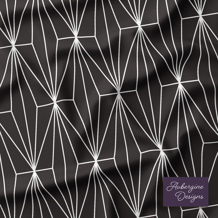 3 Panel Sound-Absorbing Room Divider / Deco Diamonds